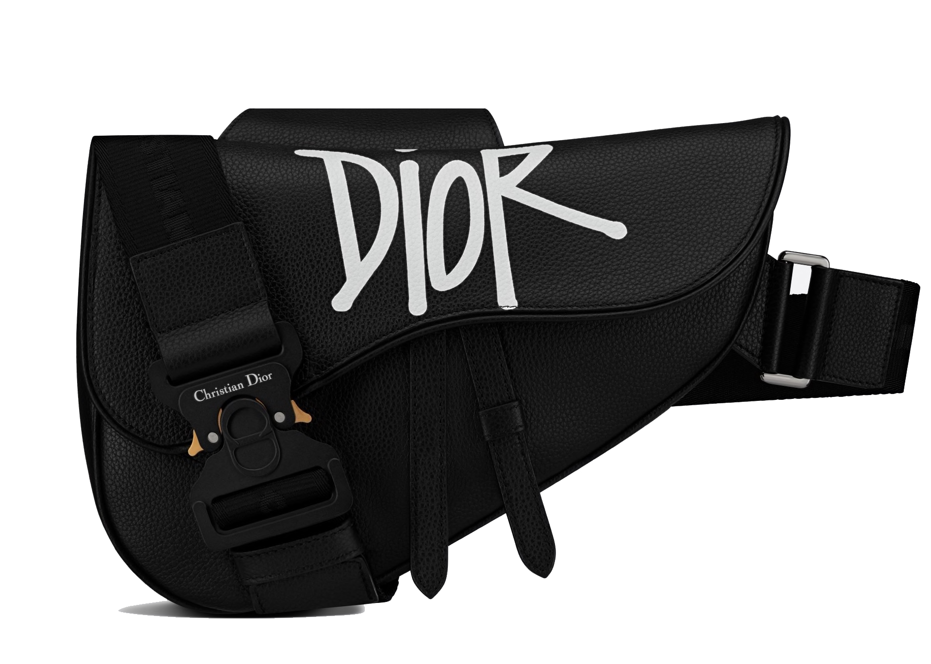 dior saddle bag in black
