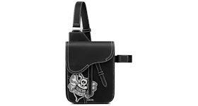 Dior And Shawn Saddle Pouch Black/White