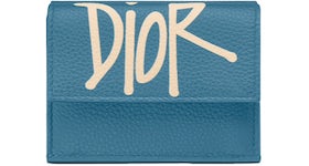 Dior And Shawn Trifold Wallet Blue