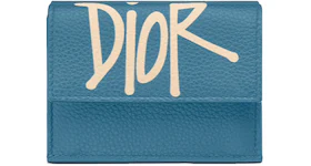 Dior And Shawn Trifold Wallet Blue