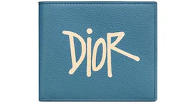 Dior And Shawn Wallet (8 Card Slot) Blue
