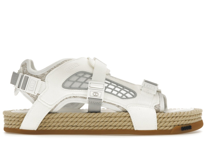 Dior best sale sandals white