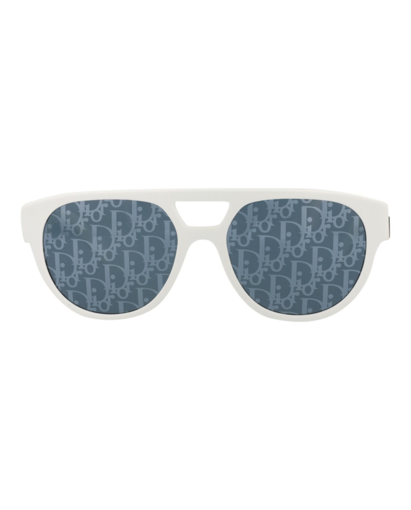 Dior Aviator-Frame Acetate Sunglasses White White Blue (DM40054I