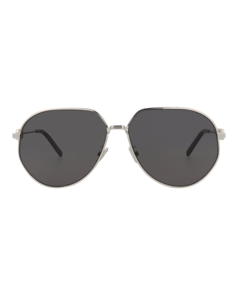 Dior Aviator-Frame Metal Sunglasses Palladium Palladium Smoke  (DM40026U-61-16A) in Acetate/Metal - US