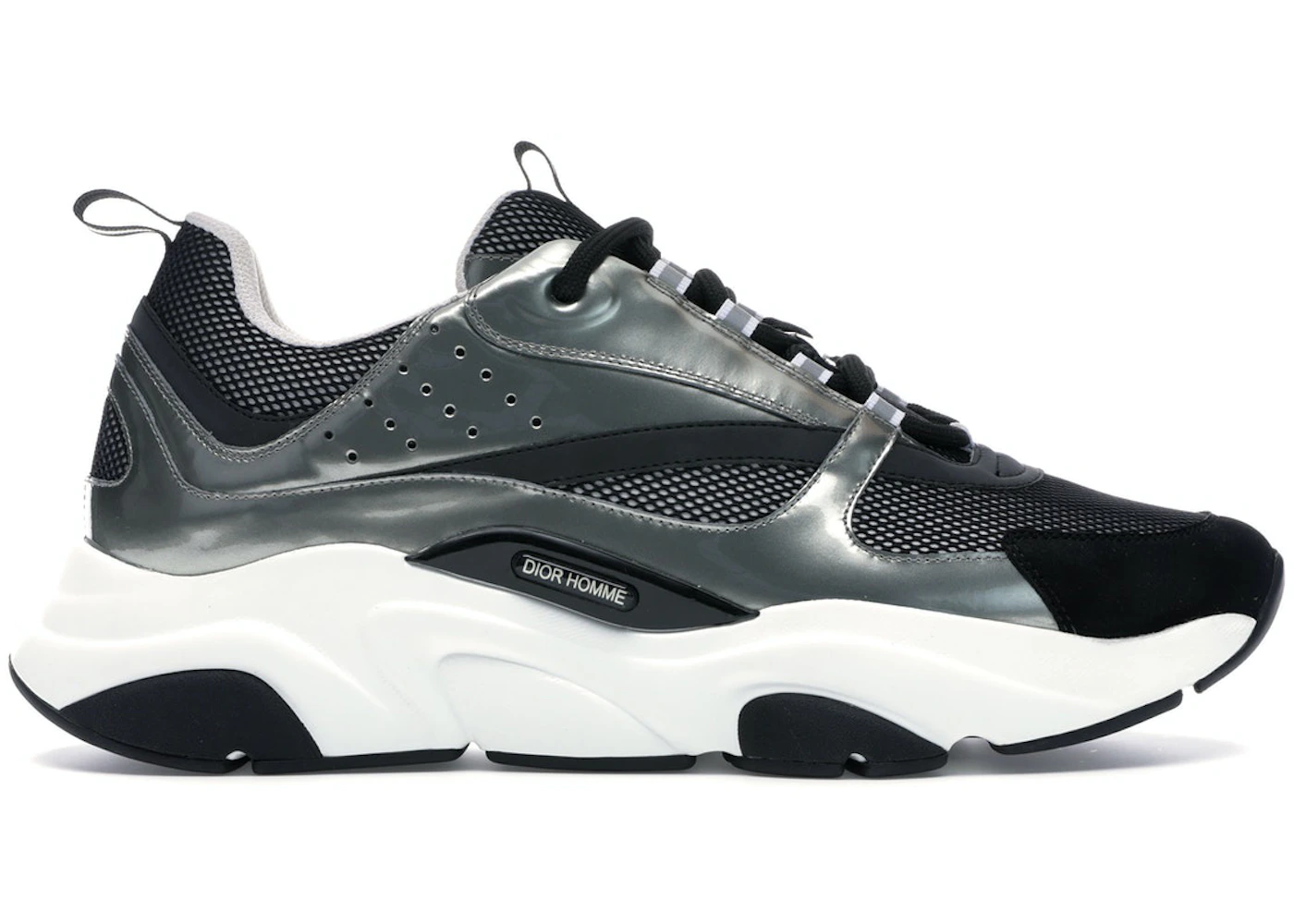 dior b22 silver black