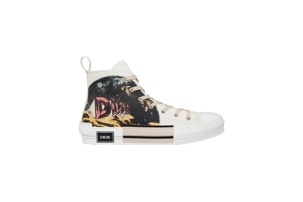 Pre-owned Dior B23 High Top Astero White