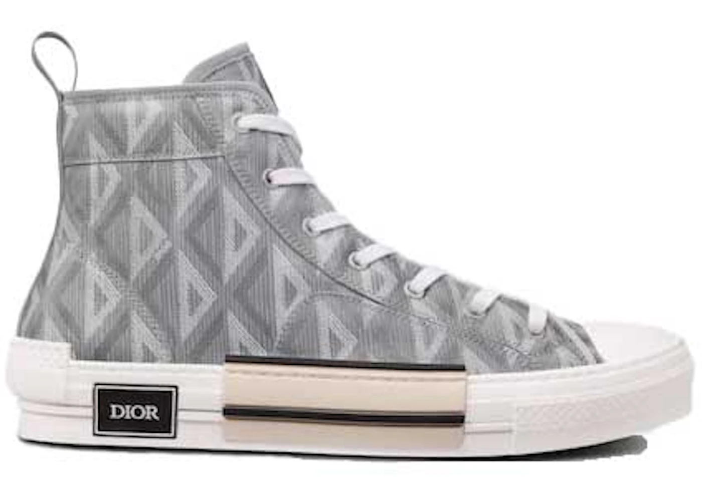 Dior B23 High Top Gray CD Diamond Men's - 3SH118ZPP_H868 - US