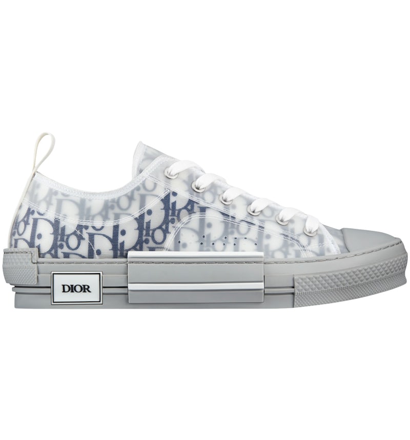 Dior B23 Low White Navy Oblique Men's 3SN249YNT_H568 US