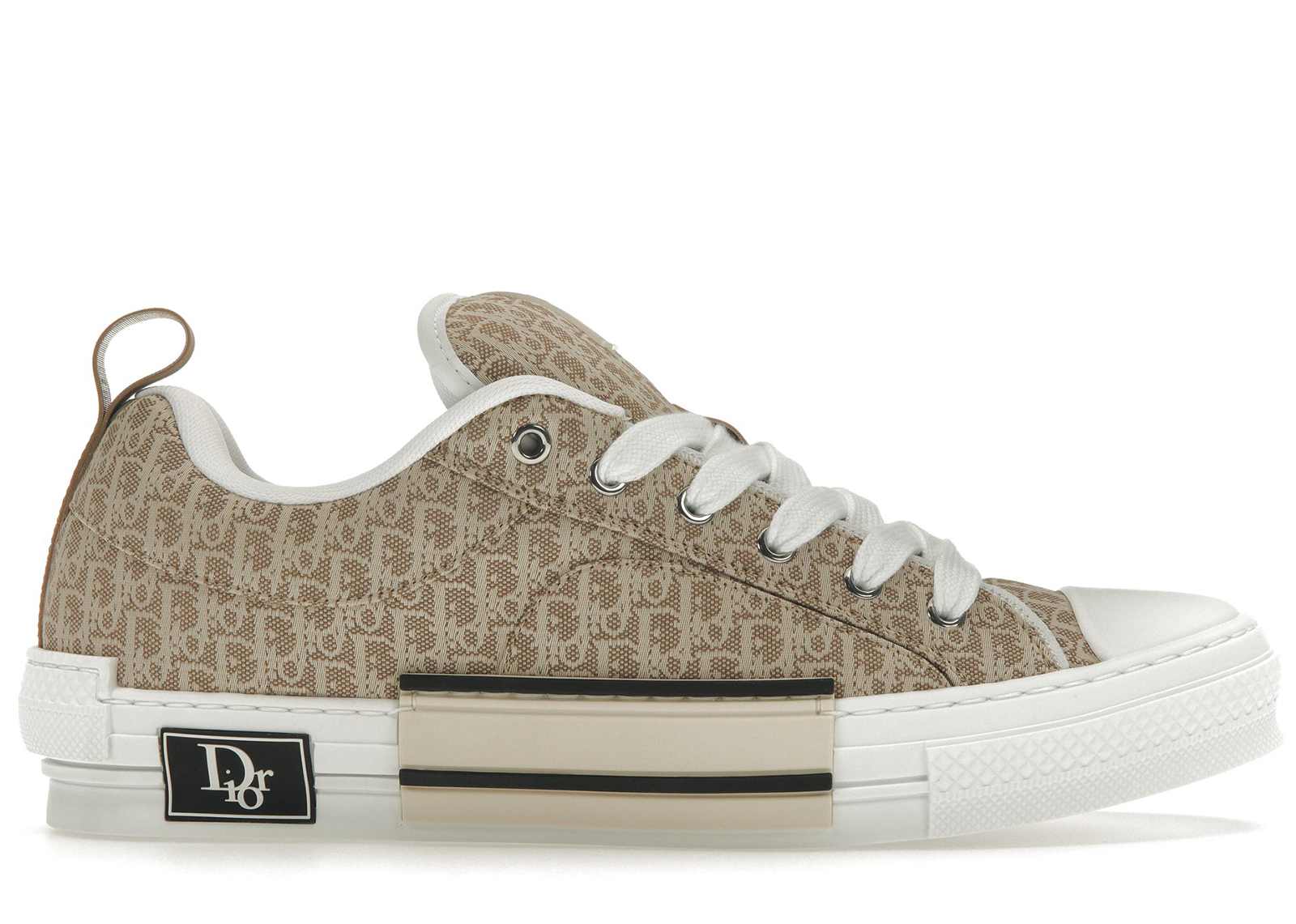 Dior B23 Skater Low Top Beige Dior Oblique Jacquard