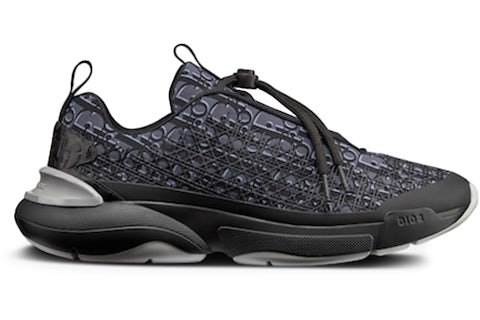 Dior B24 Black Dior Oblique Technical Fabric Men's