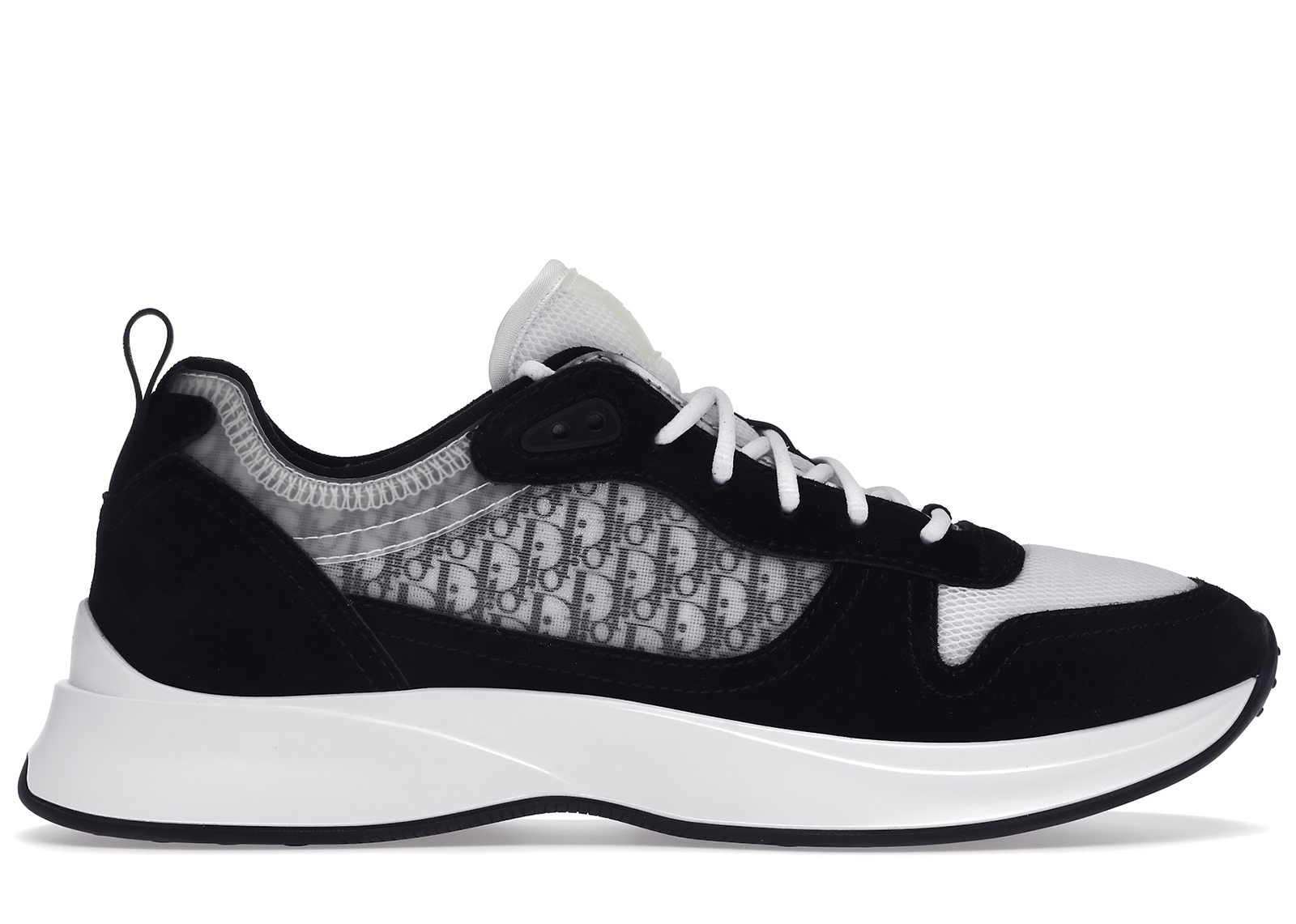 Dior B25 Oblique Runner Sneaker Black Suede