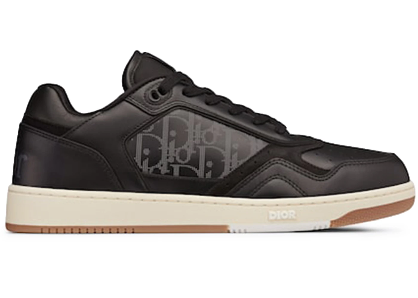 Dior B27 Low ERL Black Smooth Calfskin and Dior Oblique Galaxy Leather - 3SN272ZWC_H968 - US