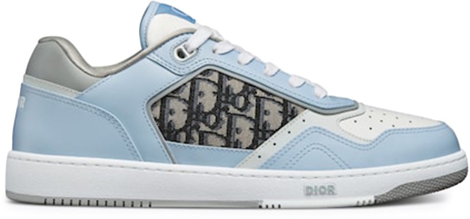 B27 Low-Top Sneaker Cream and White Smooth Calfskin with Beige and Black  Dior Oblique Jacquard