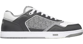 Dior B27 Low-Top Anthracite Gray White Calfskin