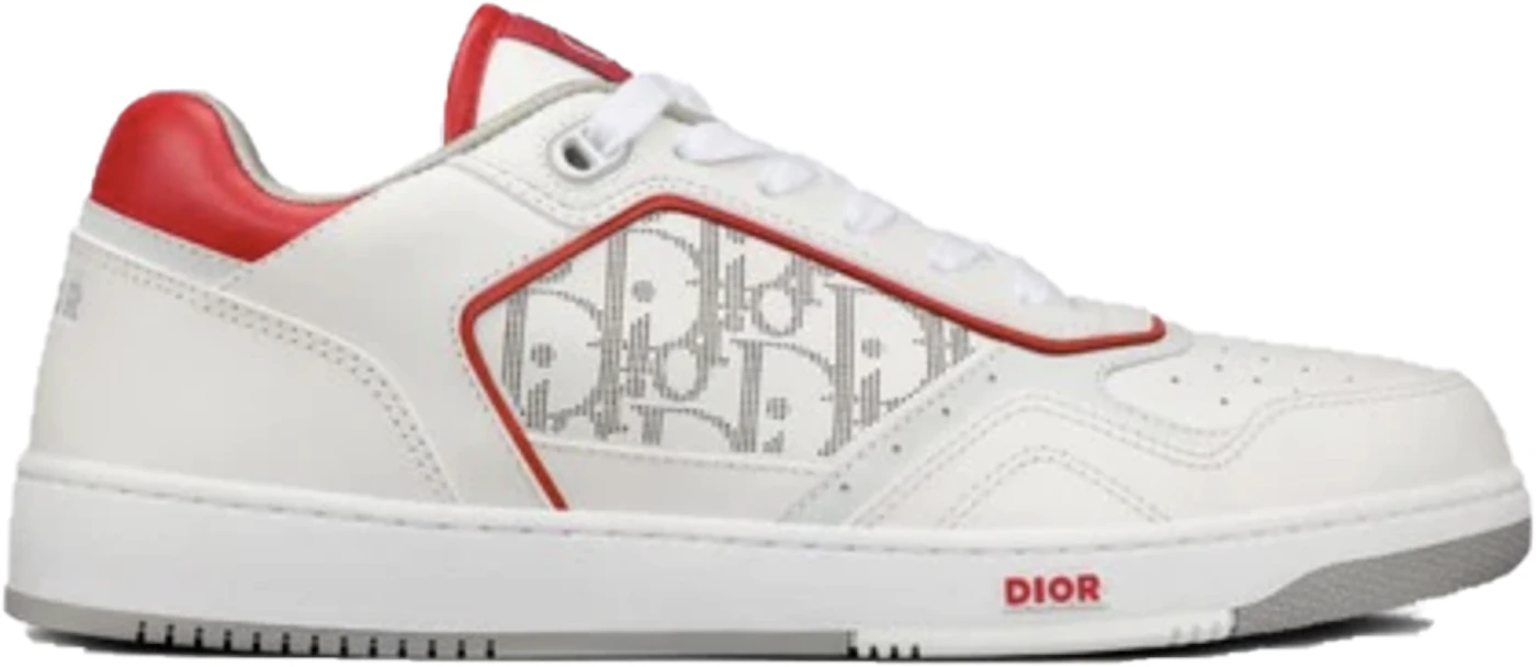 Dior B22 Red & White Trainers – The Archive