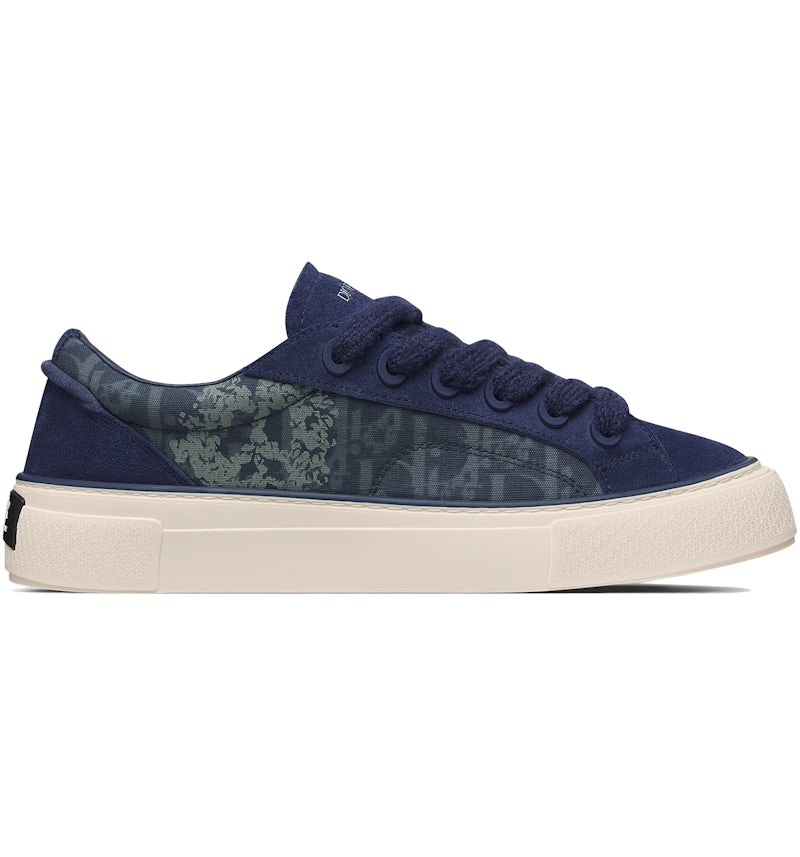 Dior B33 Sneaker Dior Tears Blue Denim Peace Sign Men's