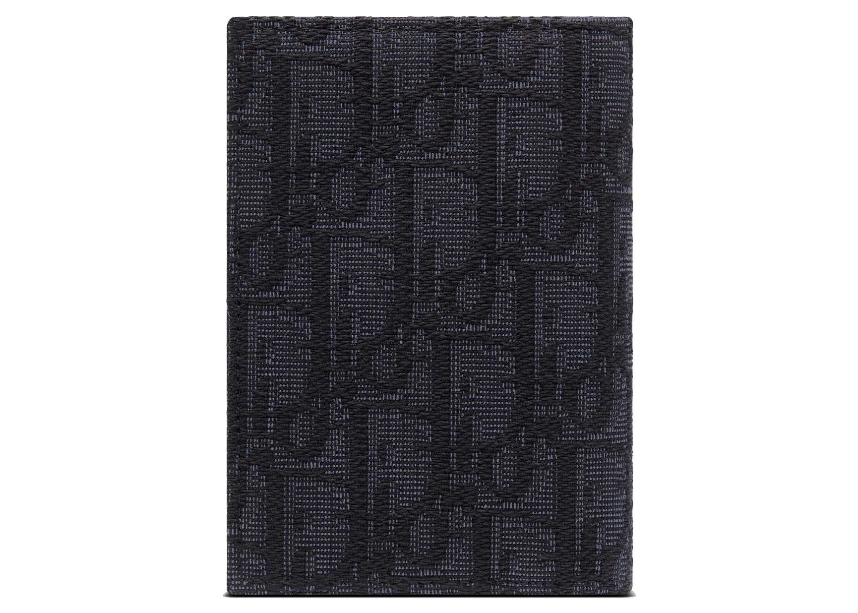 Dior Compact Wallet Oblique Jacquard Black