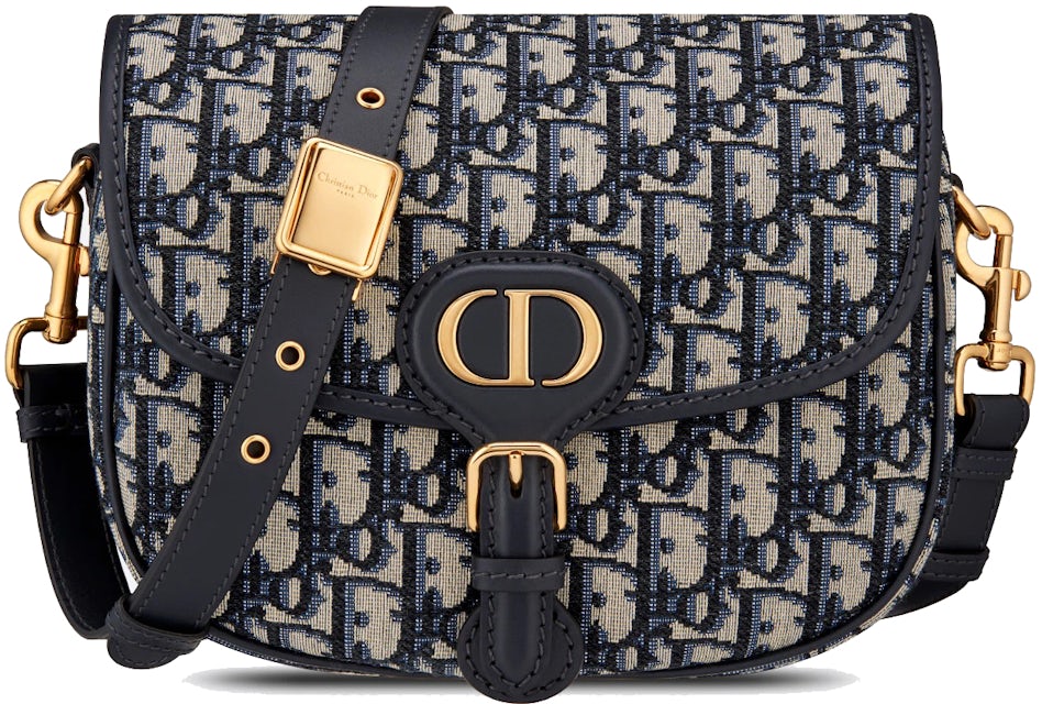 Christian Dior Bobby Flap Bag Leather Medium