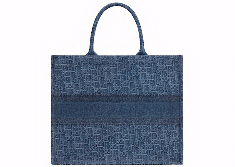 Blue dior book clearance tote dior oblique bag