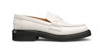 Dior Boy Loafers Brushed Calfskin White Embossed Lambskin White
