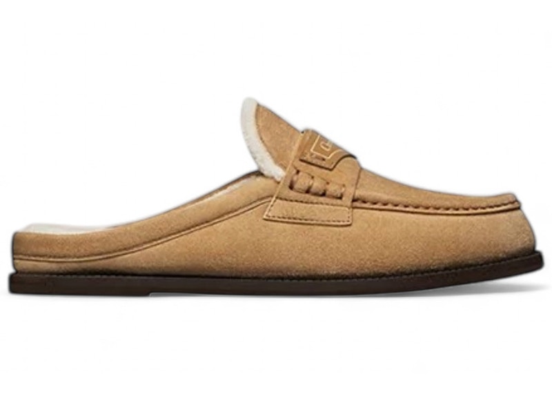 Dior Boy Mule (Women's) Sneakers in Beige Suede Goatskin
