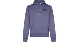 Dior "CD Icon" Embroidered Hoodie Purple