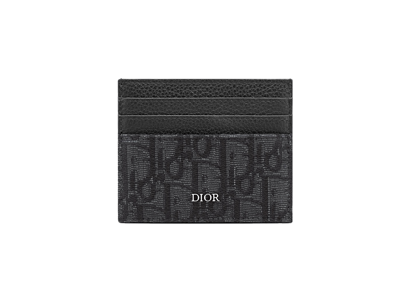 Dior Saddle Flap Card Holder in Blue Dior Oblique Jacquard  COSETTE
