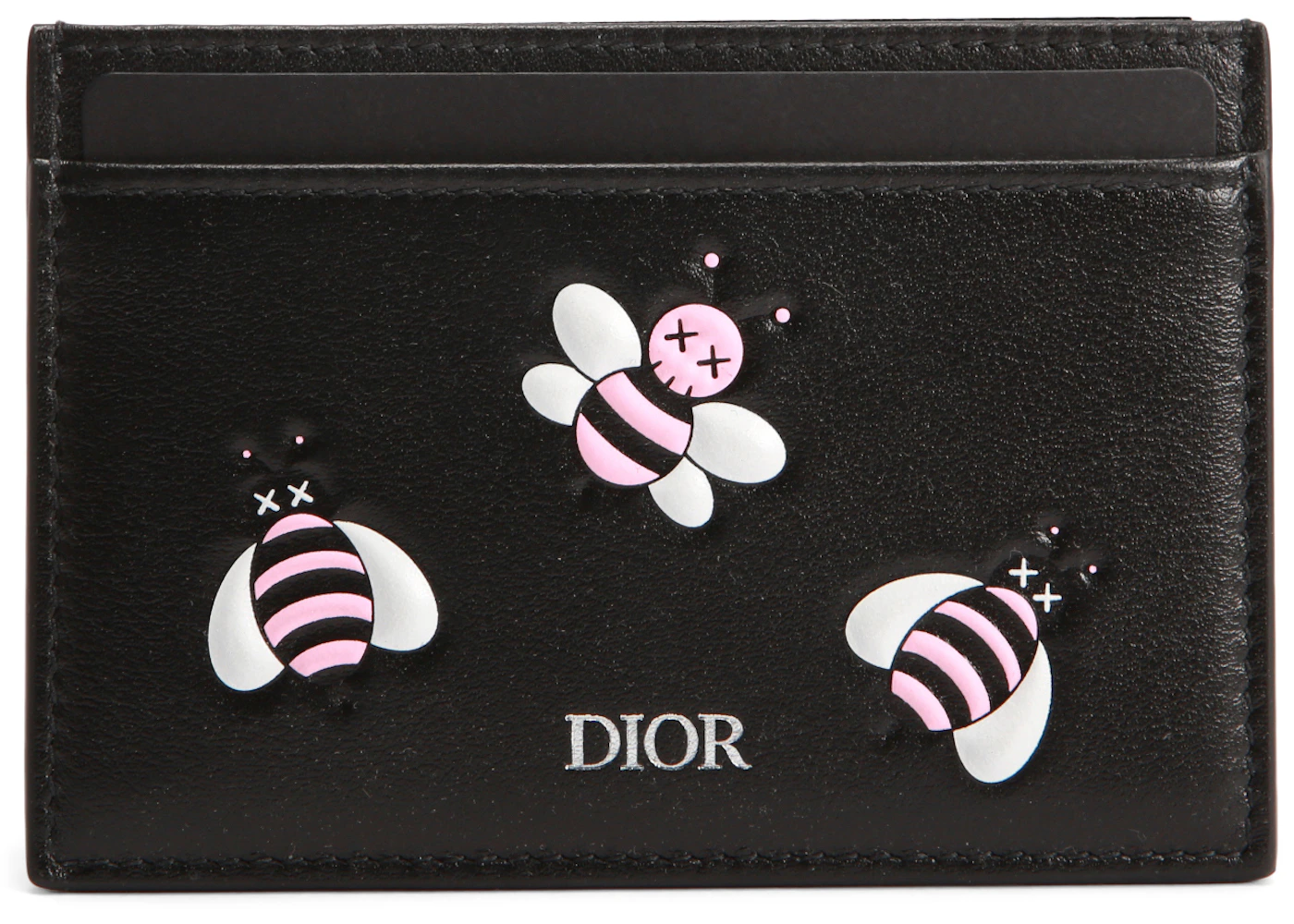 Leather Dior Bee Card Holder Dior X Kaws Silver Card Holder Bee