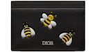 Dior x KAWS Portacarte Giallo Bees Nero