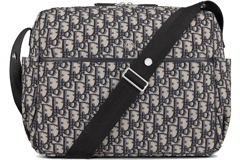 Sac à langer Dior Bleu de la collection in Oblique Canvas- FR