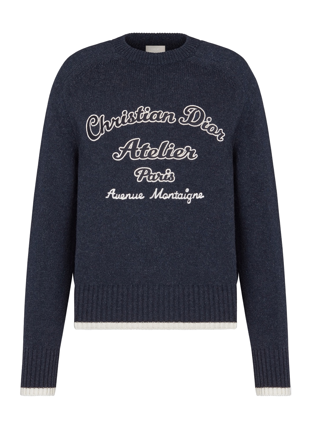 Dior Christian Dior Atelier Sweater Blue White  AW21 Mens  US