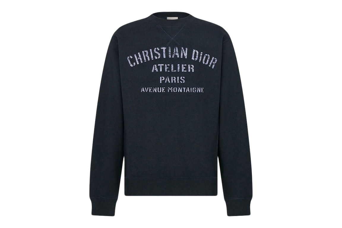 Pre-owned Dior "christian  Atelier" Sweatshirt Navy
