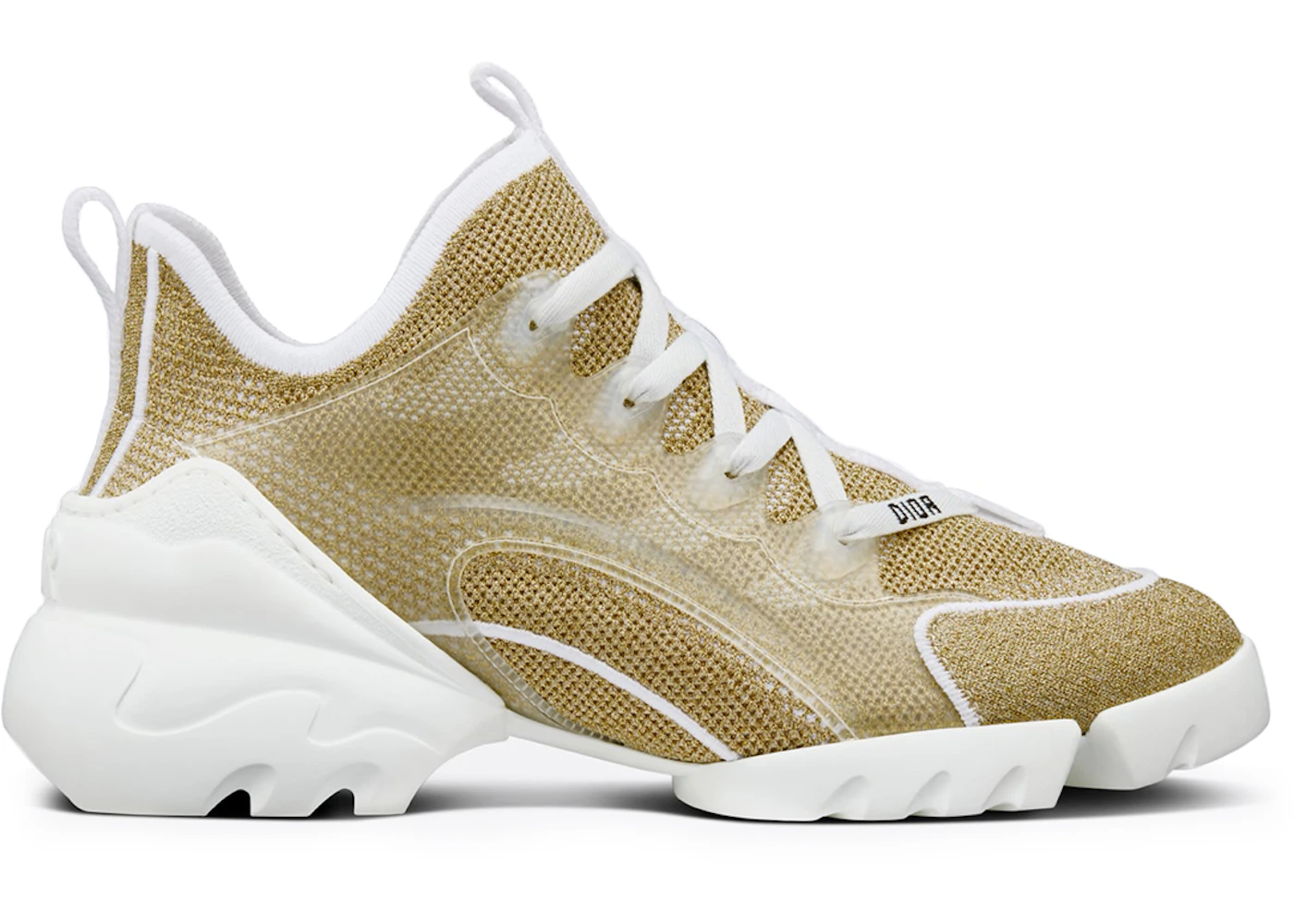 Dior white and gold sneakers Outlet