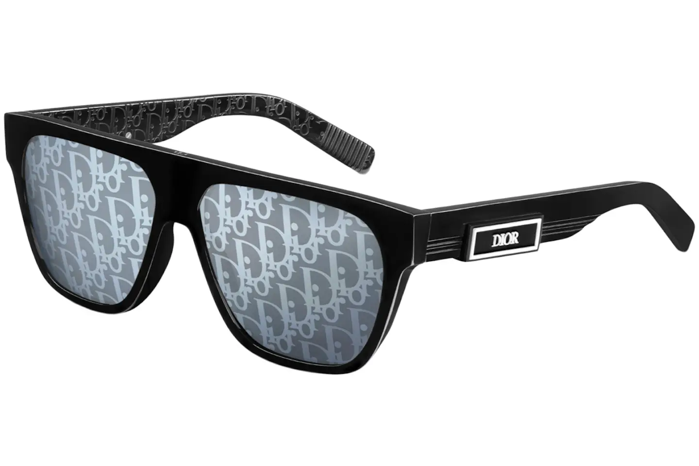 Dior DIORB23 S3I Sunglasses Black/Dior Jacquard Oblique Blue - FW22 - FR