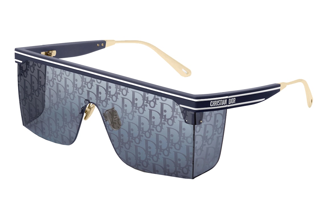 Pre-owned Dior Club M1u Sunglasses Navy Blue
