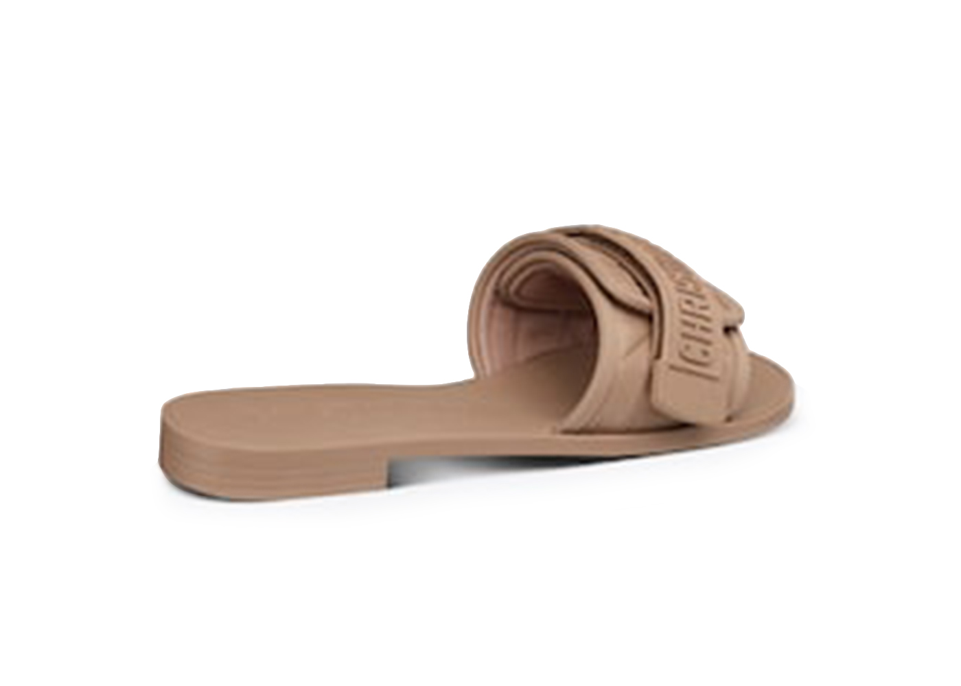 Dior Dio R Evolution Mule Sandal Embossed Macrocannage Gum