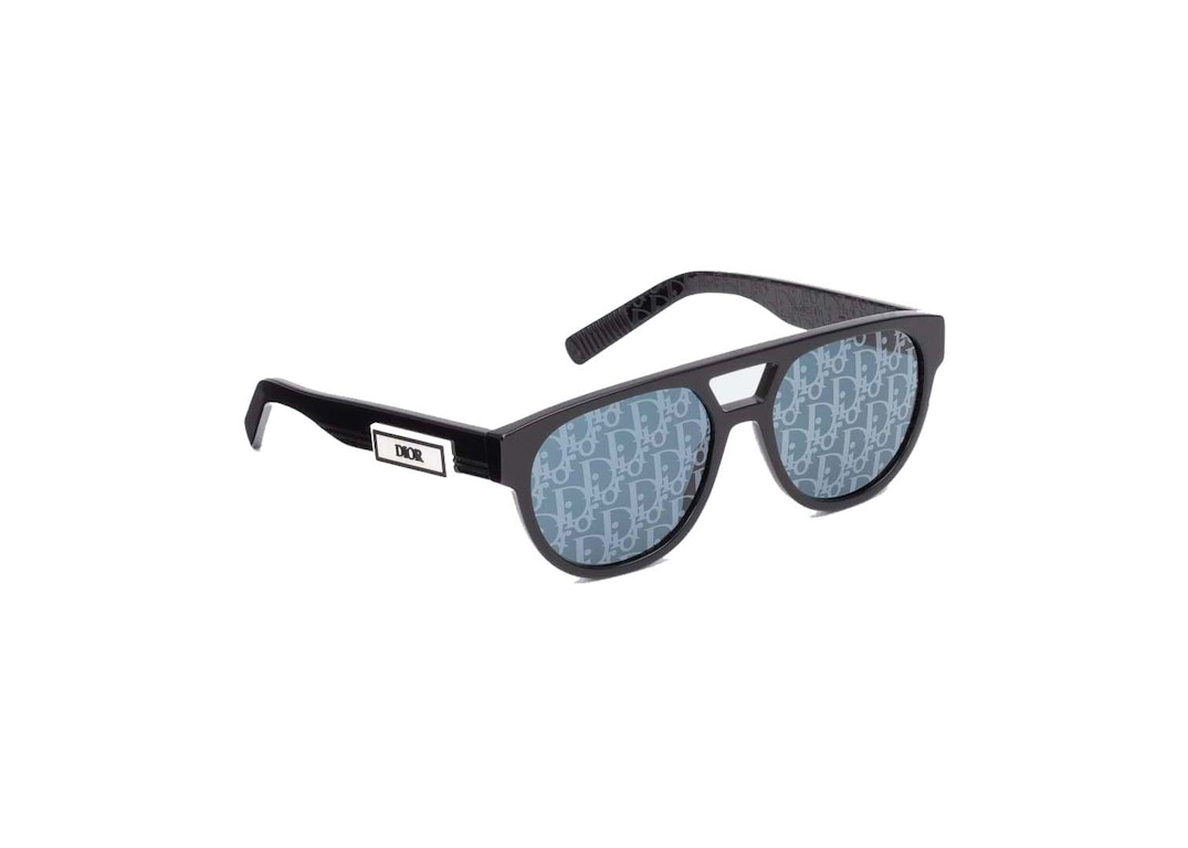 Pre-owned Dior B23 R1l Pantos Oblique Sunglasses Black