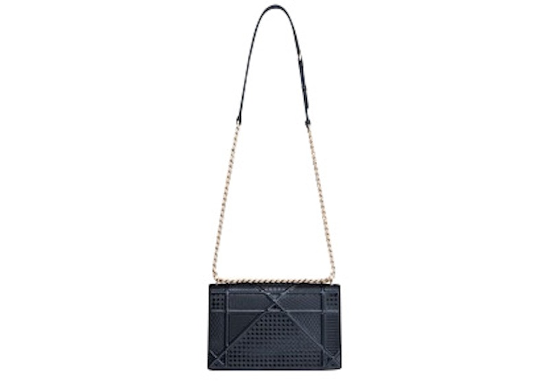 Dior Diorama Shoulder Bag Blue in Calfskin with Gold tone TW