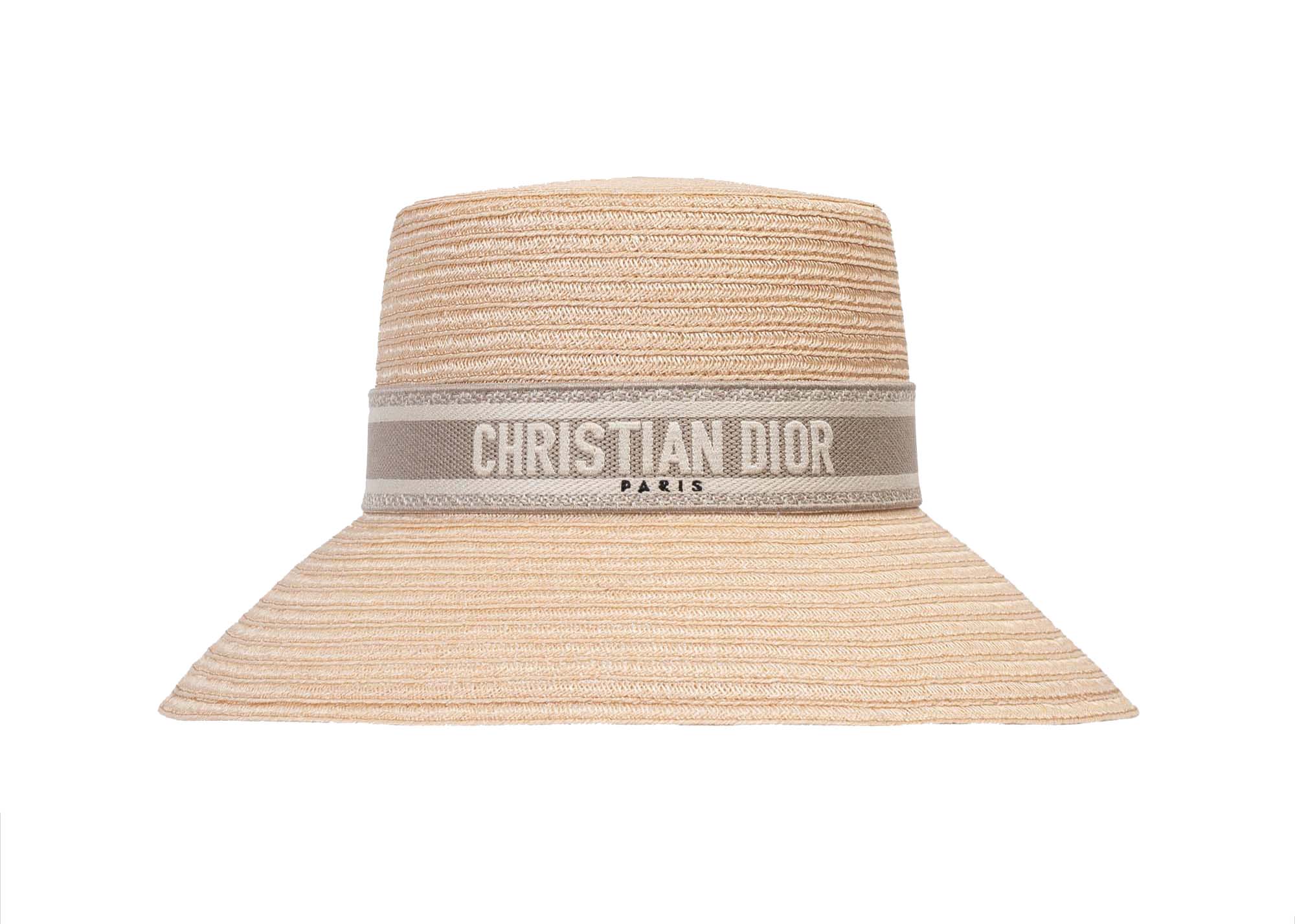 Dior Dioresort Large Brim Hat Natural Straw in Hempstraw - US