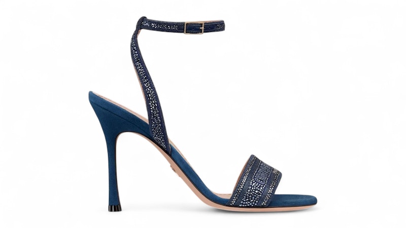 Pre-owned Dior Women's Dway Sandals Sneakers In Blue