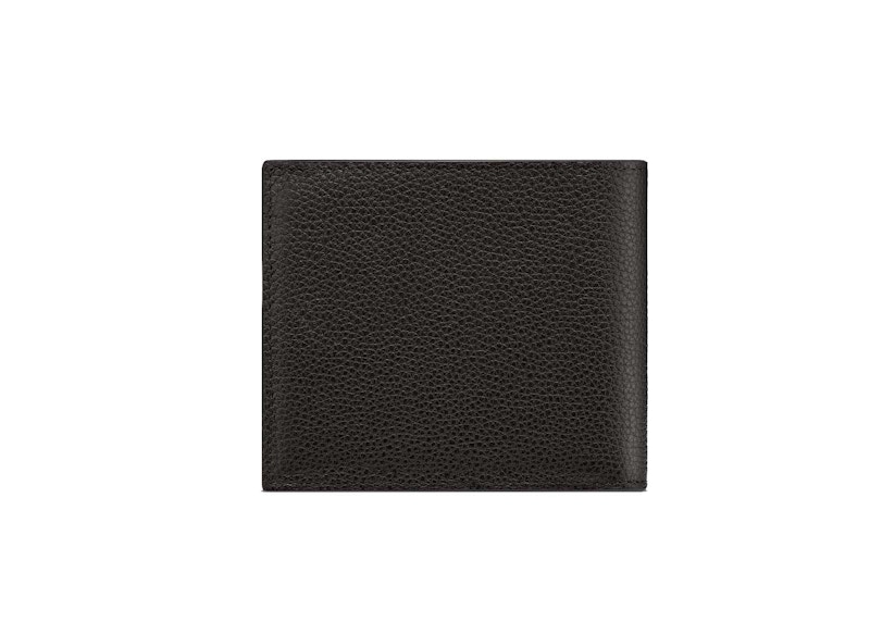 Dior Essentials Wallet Black Grained Calfskin with CD Icon Signature