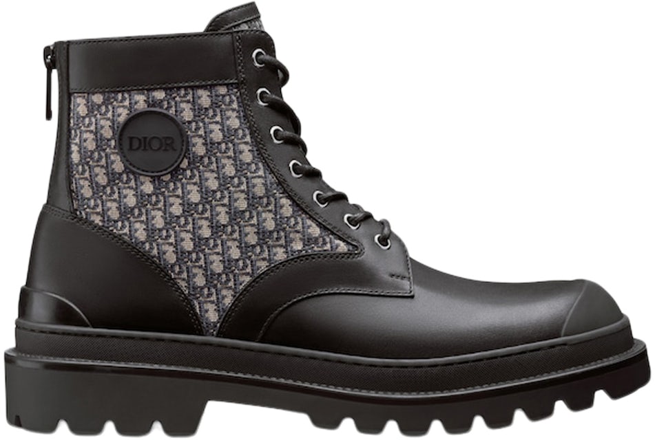 Christian Dior Men's Designer Calf-Skin Leather Boots