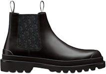 Dior Explorer Chelsea Boot Black Black Dior Oblique Motif