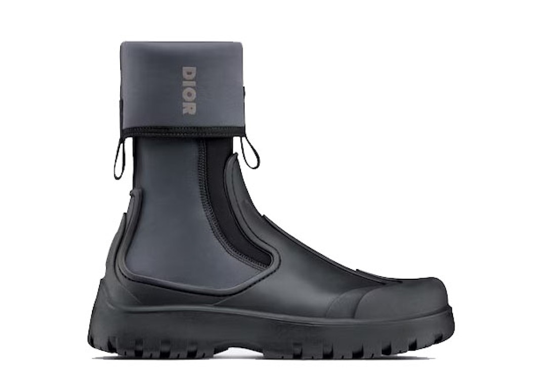 Pre-owned Dior Garden Ankle Boot Black