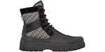 Dior Garden Lace Up Ankle Boots Black Rubber