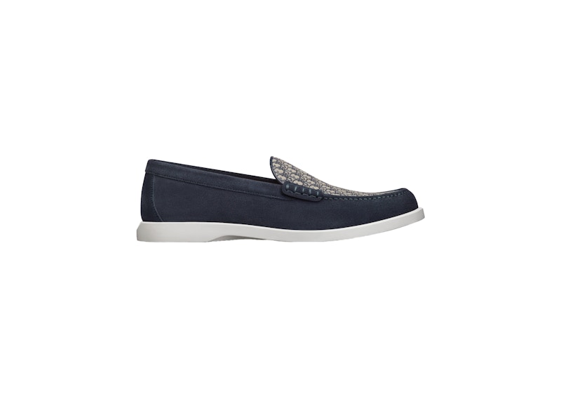 Dior Granville Loafer Navy Blue Suede