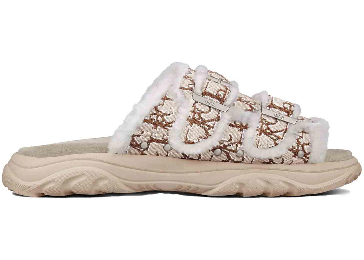 Cream dior sandals Clearance