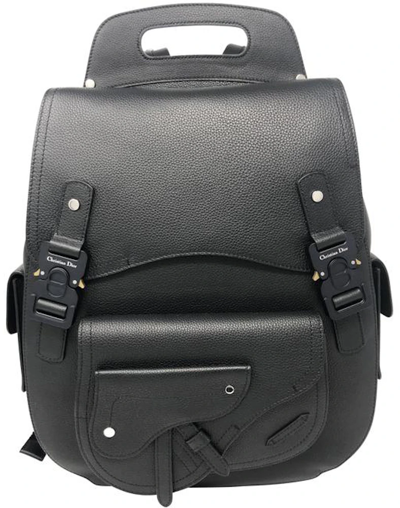 DIOR MEN Nylon Saddle Backpack - Black Backpacks, Bags - CHR364471