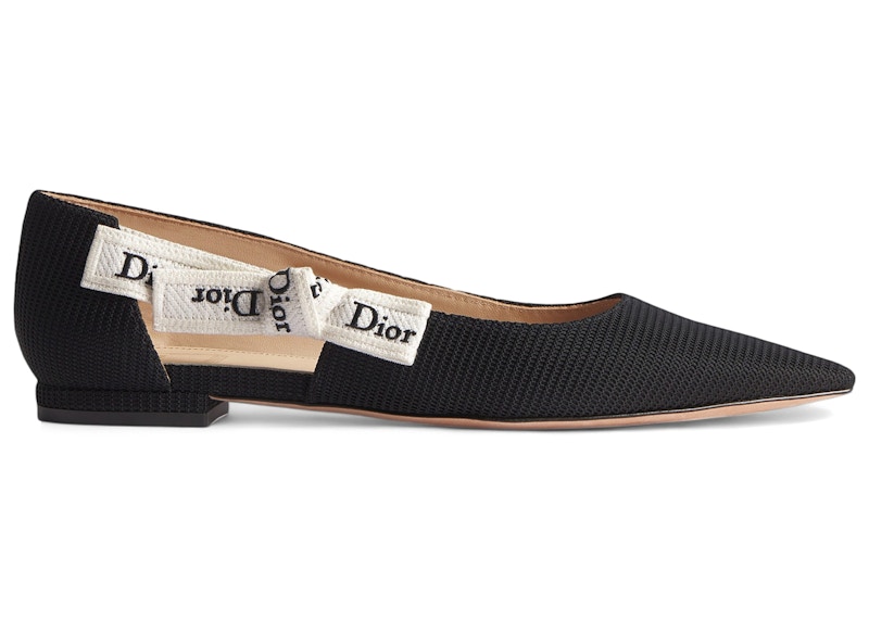 ディオール　J'ADIOR フラットシューズ ブラック（黒）系 21cm以下 Dior JADIOR(ディオール ジャディオール
