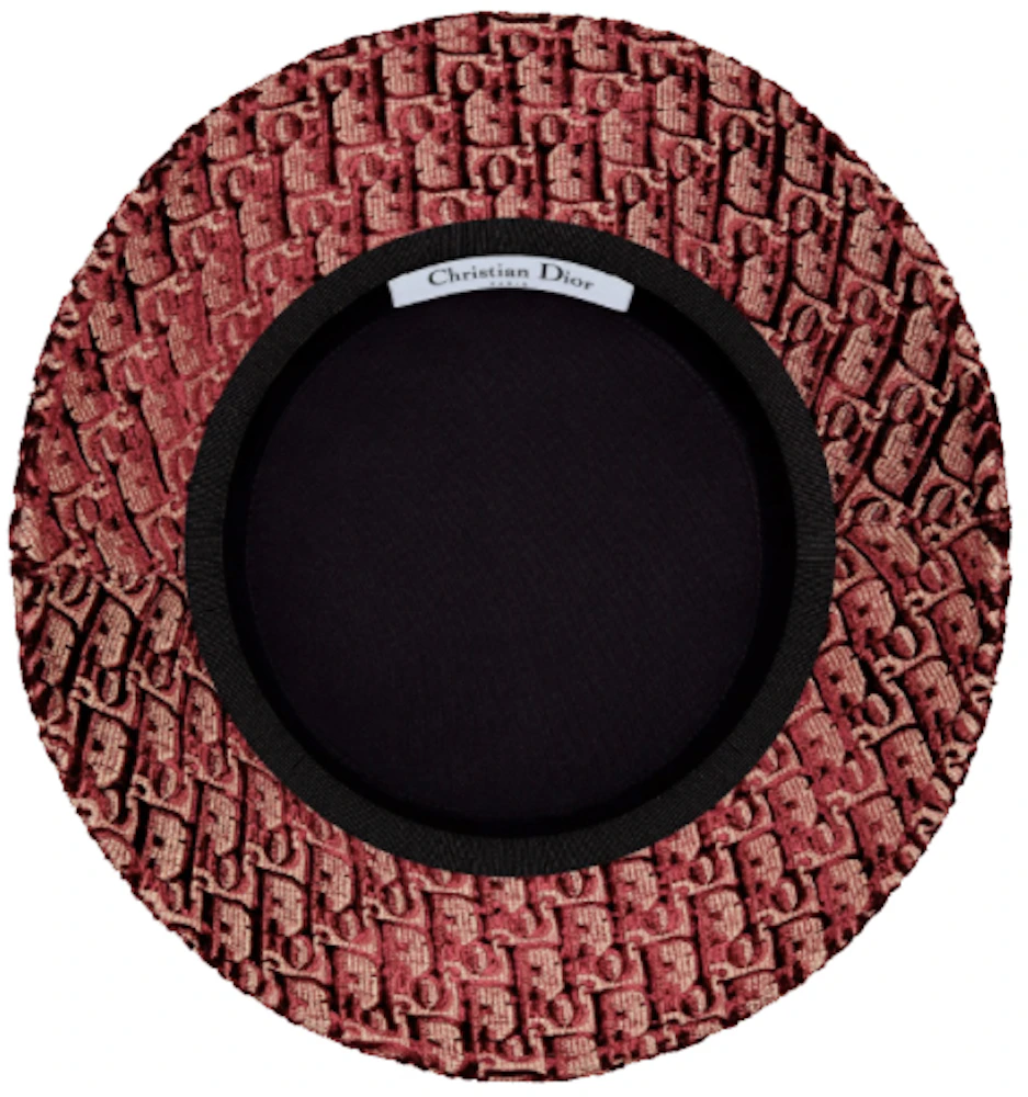 Dior Accessories | Dior Oblique Small Brim Bucket Hat | Color: Gray/Red | Size: 57 | Ashleyroper92's Closet